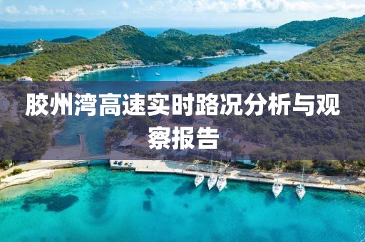 胶州湾高速实时路况分析与观察报告