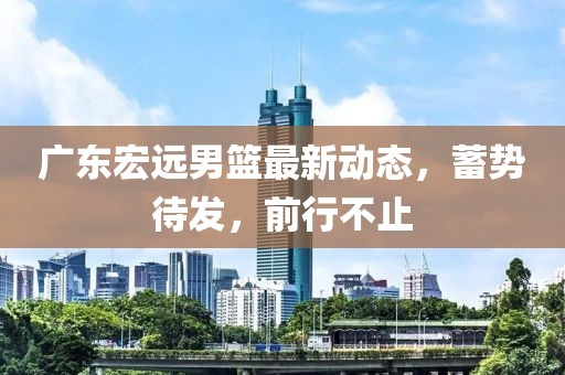 广东宏远男篮最新动态，蓄势待发，前行不止