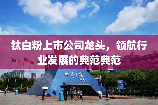 钛白粉上市公司龙头，领航行业发展的典范典范