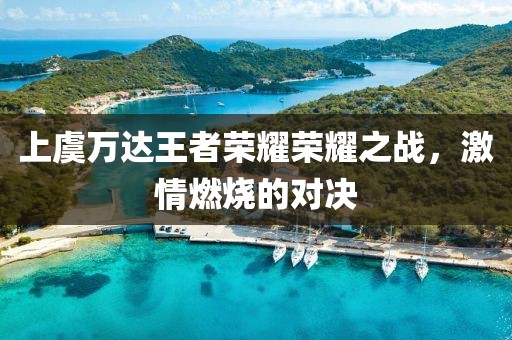上虞万达王者荣耀荣耀之战，激情燃烧的对决