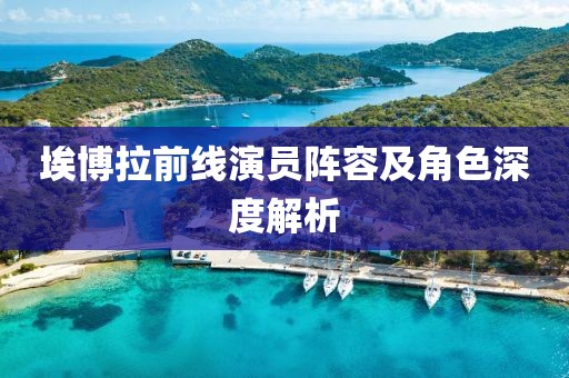 埃博拉前线演员阵容及角色深度解析