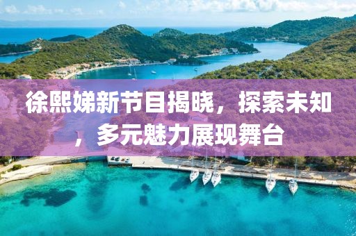 徐熙娣新节目揭晓，探索未知，多元魅力展现舞台