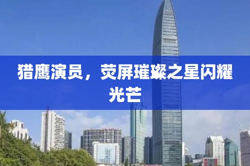 猎鹰演员，荧屏璀璨之星闪耀光芒