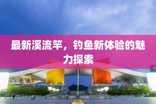 最新溪流竿，钓鱼新体验的魅力探索