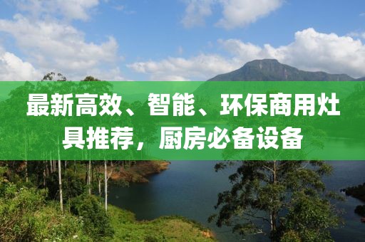 最新高效、智能、环保商用灶具推荐，厨房必备设备