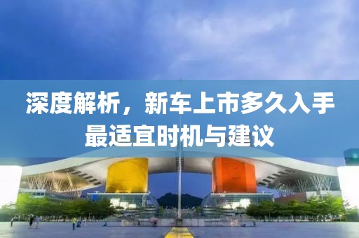深度解析，新车上市多久入手最适宜时机与建议