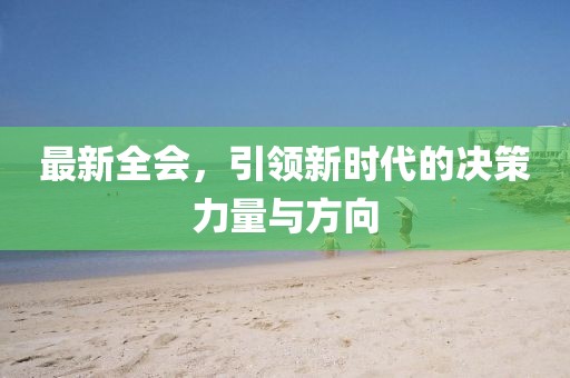 最新全会，引领新时代的决策力量与方向