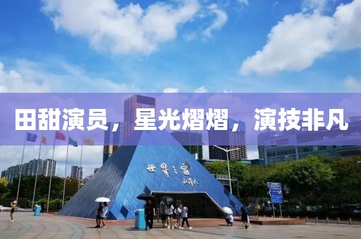 田甜演员，星光熠熠，演技非凡