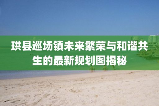 珙县巡场镇未来繁荣与和谐共生的最新规划图揭秘