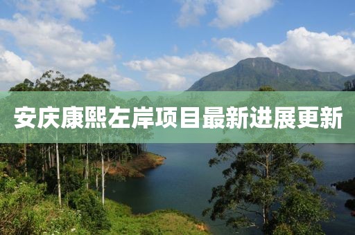 安庆康熙左岸项目最新进展更新