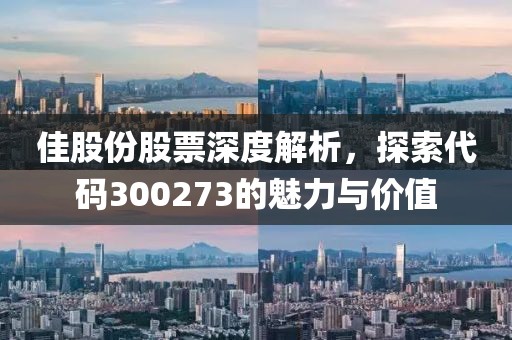 佳股份股票深度解析，探索代码300273的魅力与价值