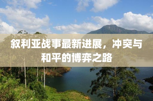叙利亚战事最新进展，冲突与和平的博弈之路