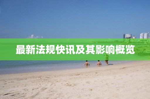 最新法规快讯及其影响概览