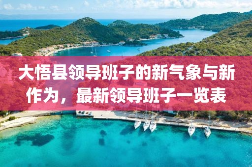 大悟县领导班子的新气象与新作为，最新领导班子一览表