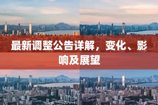 最新调整公告详解，变化、影响及展望