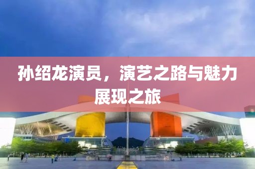 孙绍龙演员，演艺之路与魅力展现之旅