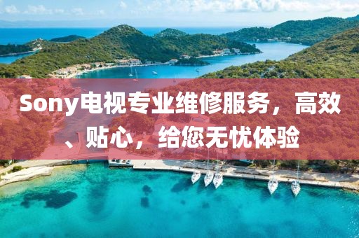 Sony电视专业维修服务，高效、贴心，给您无忧体验