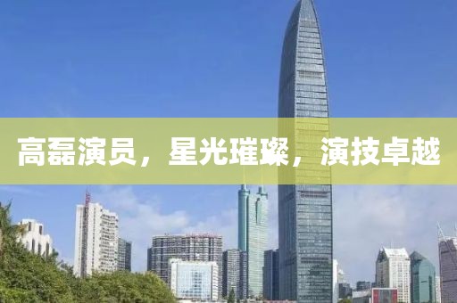 高磊演员，星光璀璨，演技卓越