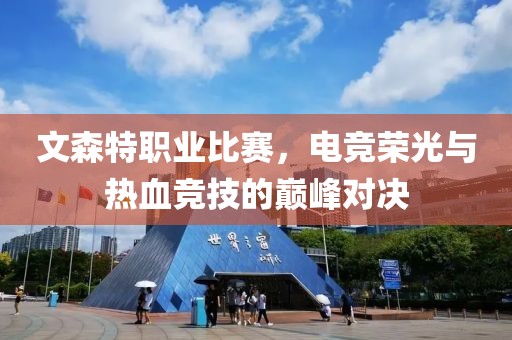 文森特职业比赛，电竞荣光与热血竞技的巅峰对决