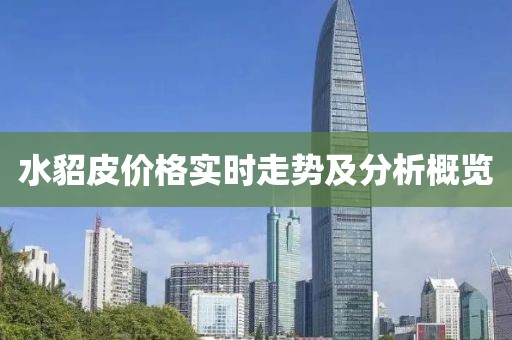 水貂皮价格实时走势及分析概览