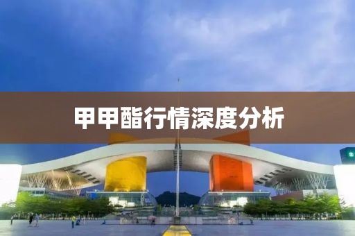 甲甲酯行情深度分析