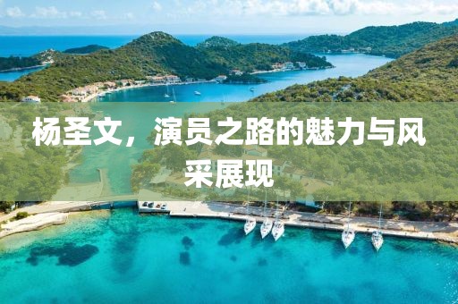 杨圣文，演员之路的魅力与风采展现