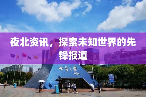 夜北资讯，探索未知世界的先锋报道