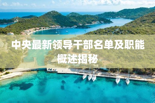 中央最新领导干部名单及职能概述揭秘