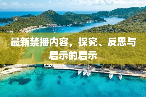 最新禁播内容，探究、反思与启示的启示