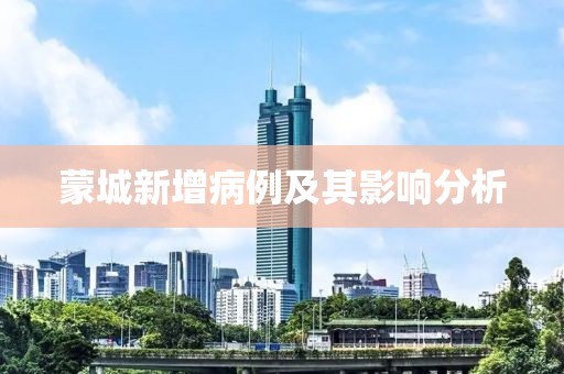 蒙城新增病例及其影响分析