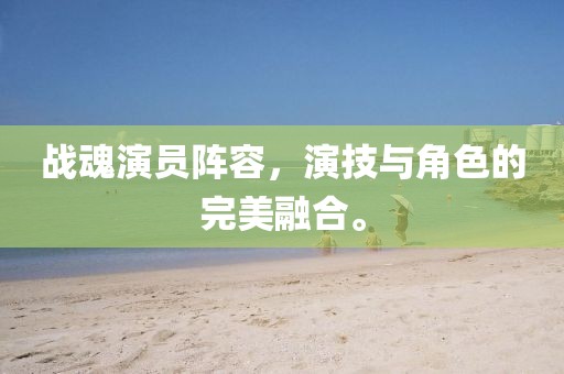 战魂演员阵容，演技与角色的完美融合。
