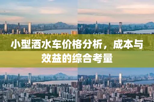小型洒水车价格分析，成本与效益的综合考量