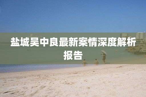 盐城吴中良最新案情深度解析报告