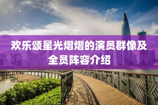 欢乐颂星光熠熠的演员群像及全员阵容介绍