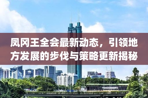 凤冈王全会最新动态，引领地方发展的步伐与策略更新揭秘