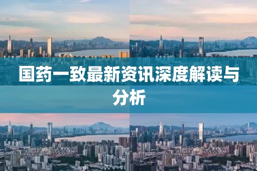 国药一致最新资讯深度解读与分析