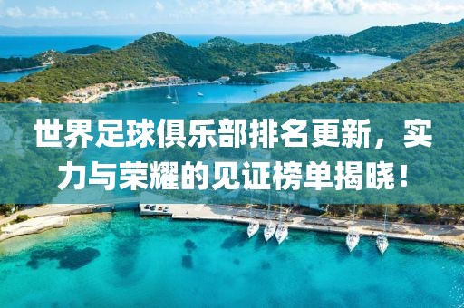 世界足球俱乐部排名更新，实力与荣耀的见证榜单揭晓！