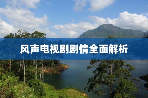 风声电视剧剧情全面解析