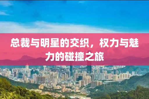 总裁与明星的交织，权力与魅力的碰撞之旅