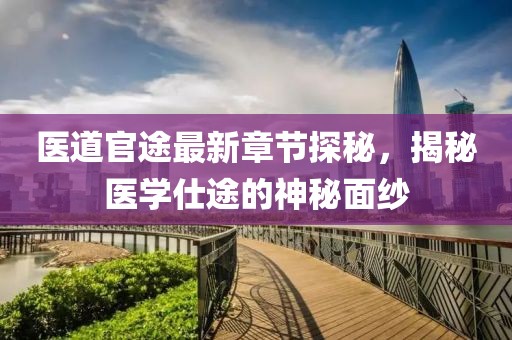 医道官途最新章节探秘，揭秘医学仕途的神秘面纱