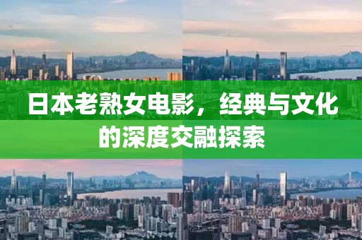 日本老熟女电影，经典与文化的深度交融探索