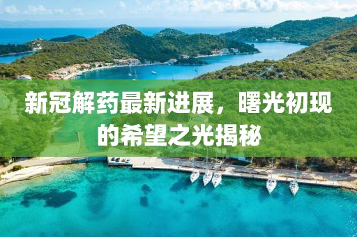 新冠解药最新进展，曙光初现的希望之光揭秘