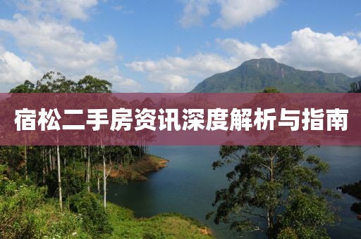 宿松二手房资讯深度解析与指南