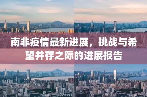 南非疫情最新进展，挑战与希望并存之际的进展报告