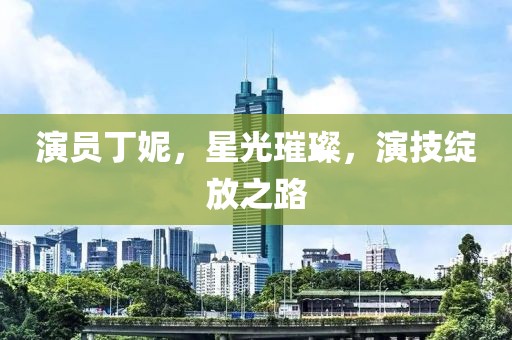 演员丁妮，星光璀璨，演技绽放之路