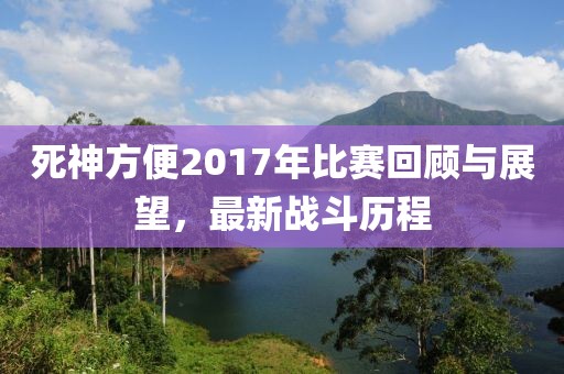 死神方便2017年比赛回顾与展望，最新战斗历程
