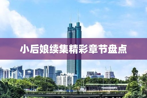 小后娘续集精彩章节盘点
