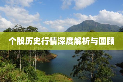 个股历史行情深度解析与回顾