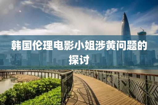 韩国伦理电影小姐涉黄问题的探讨