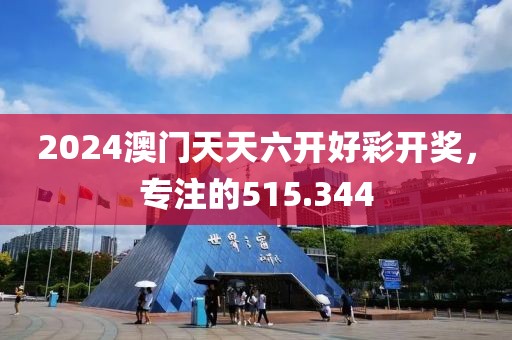 2024澳门天天六开好彩开奖，专注的515.344
